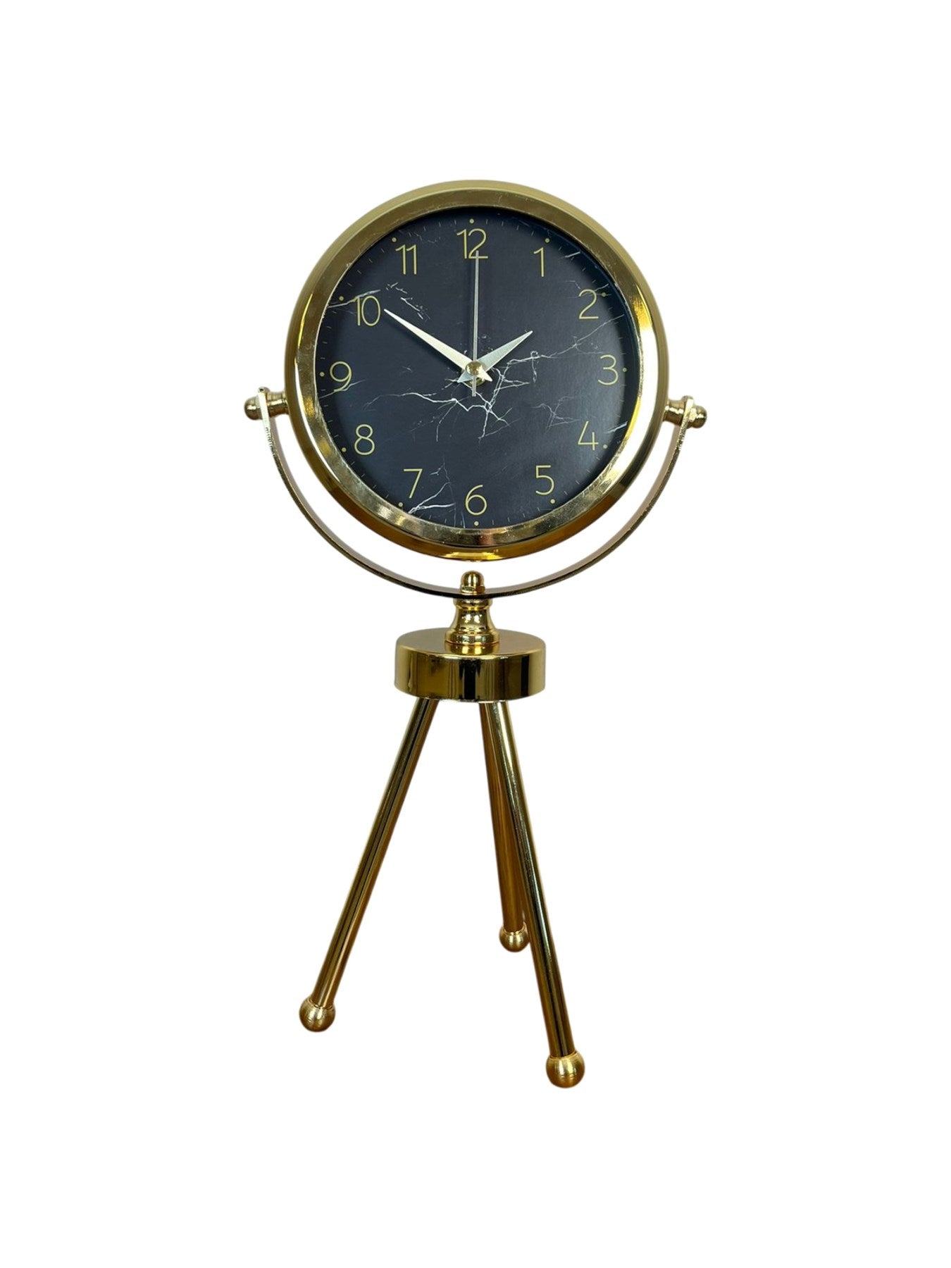 Zentime Gold Lüks Üç Ayaklı Masa Saati