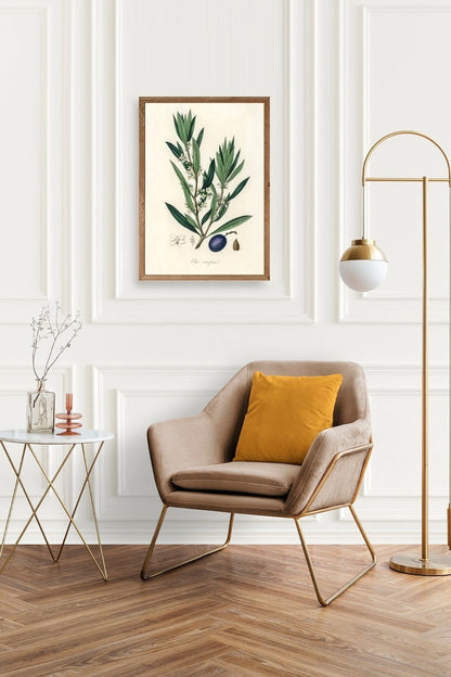 Yaprak Ahşap Çerçeveli Tablo 50 x 70