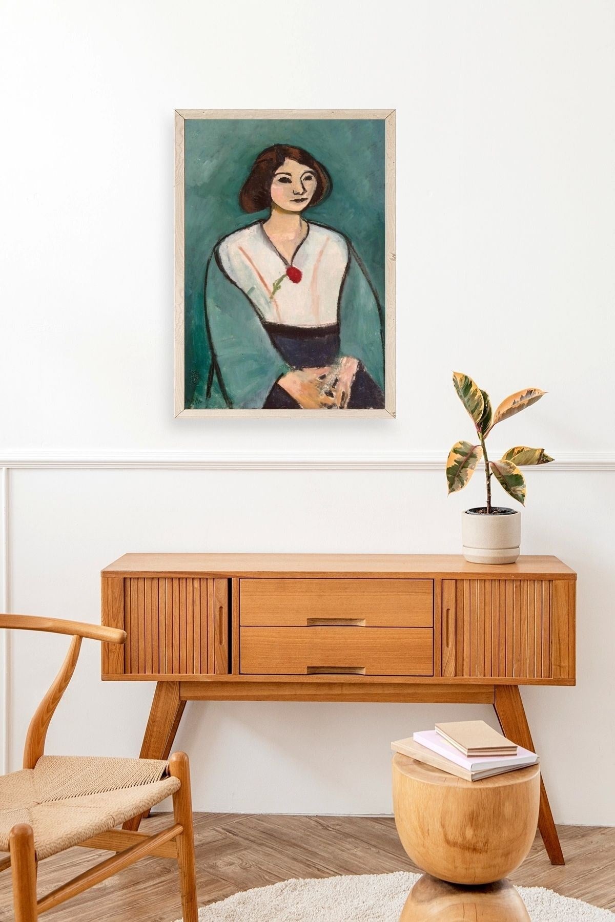 Picasso Ahşap Çerçeveli Tablo 50 x 70