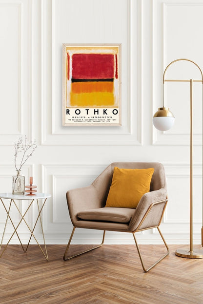 Rothko Ahşap Çerçeveli Tablo 30 x 42