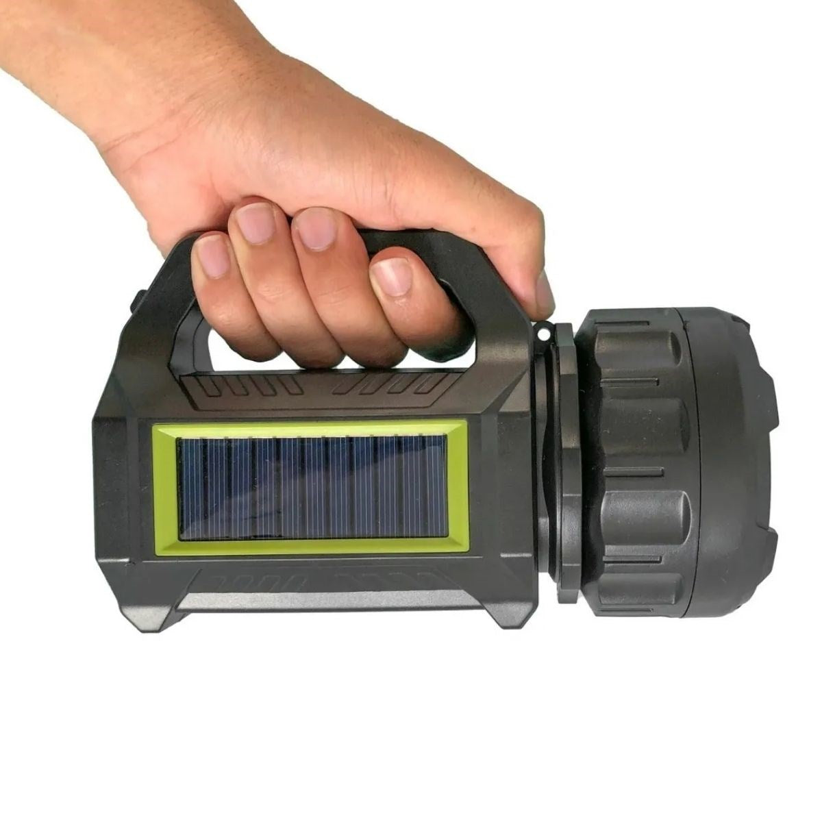 BUFFER®  Şarjlı LED El Feneri 10W Taşınabilir Acil Durum Lambası USB Şarjlı & Yan COB Işıklı