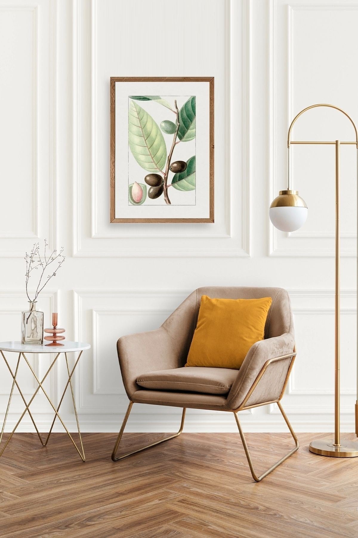 Zeytin Dalı Ahşap Çerçeveli Tablo 23 x 30