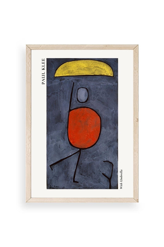 Paul Klee Ahşap Çerçeveli Tablo 17 x 23