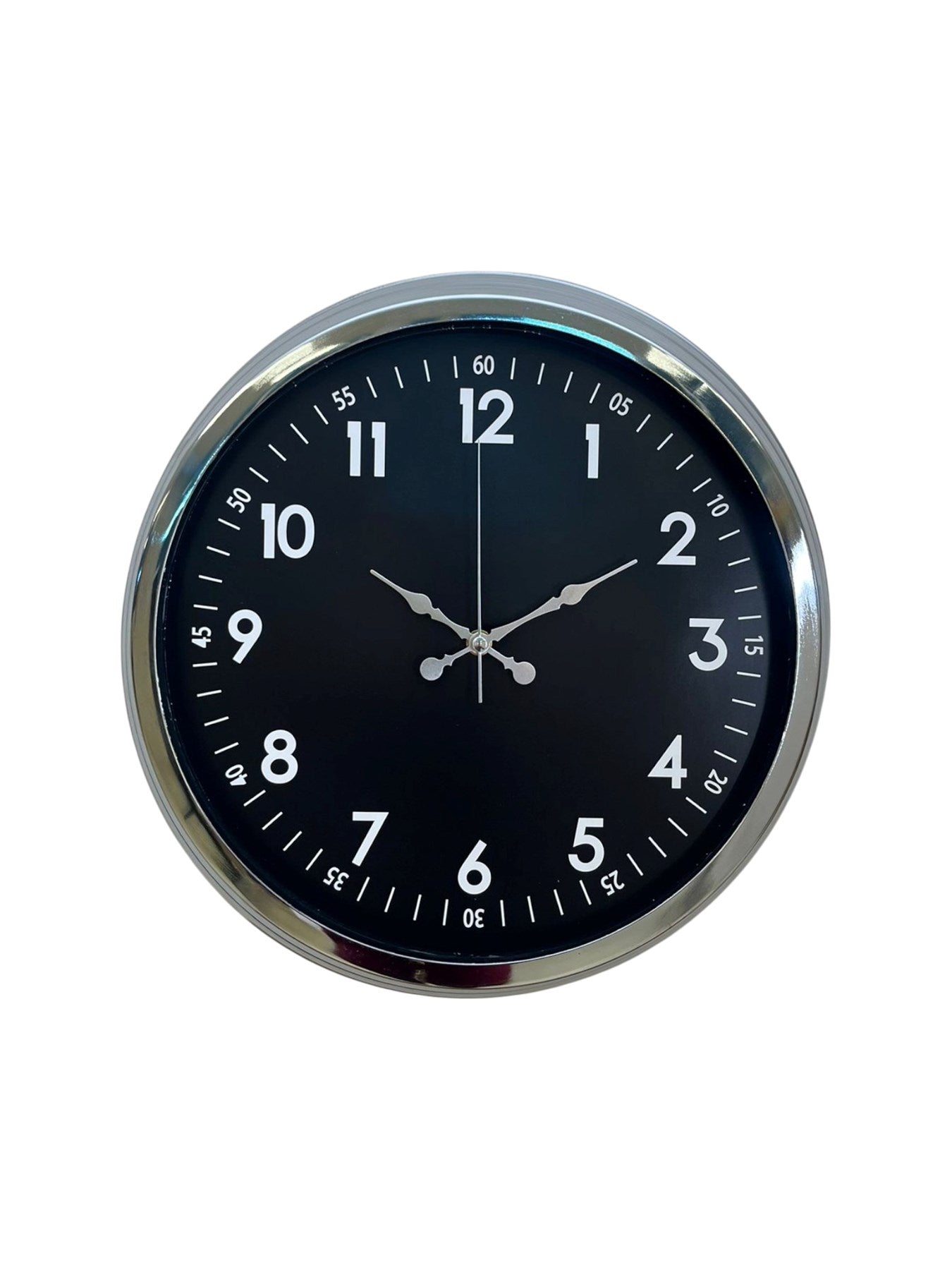 Zentime 40 Cm Krom Şık Duvar Saati