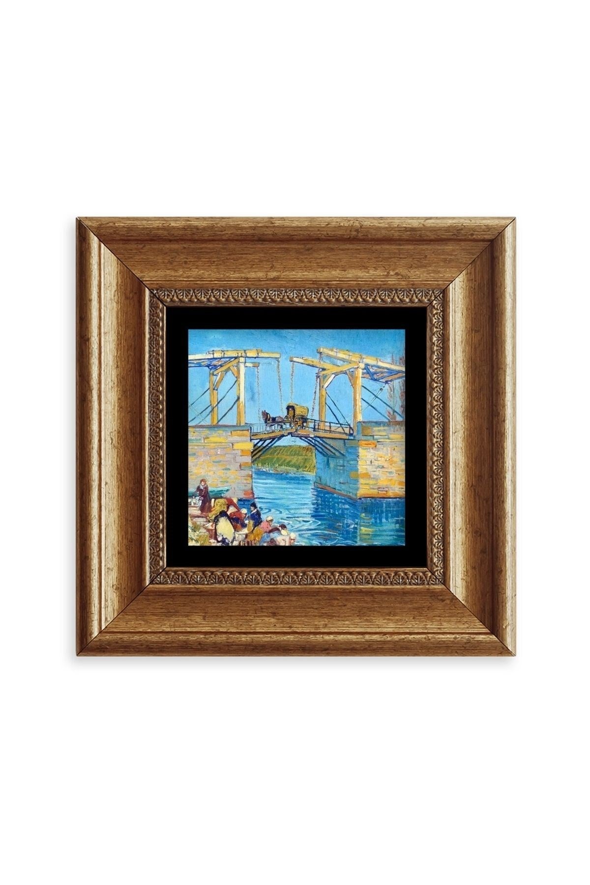 Köprü Çerçeveli Taş Tablo 20 cm