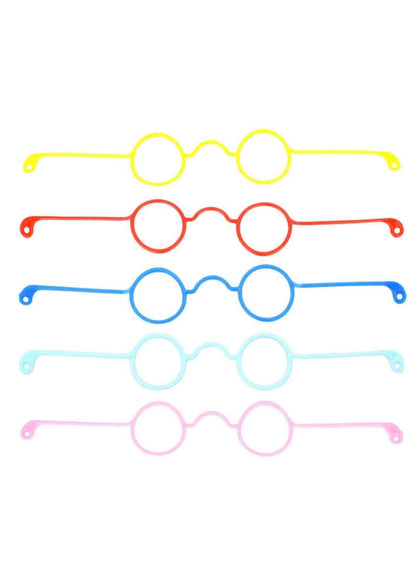 Amigurumi Gözlük 5 Adet Renkli