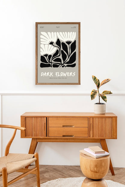 Çiçek Ahşap Çerçeveli Tablo 23 x 30