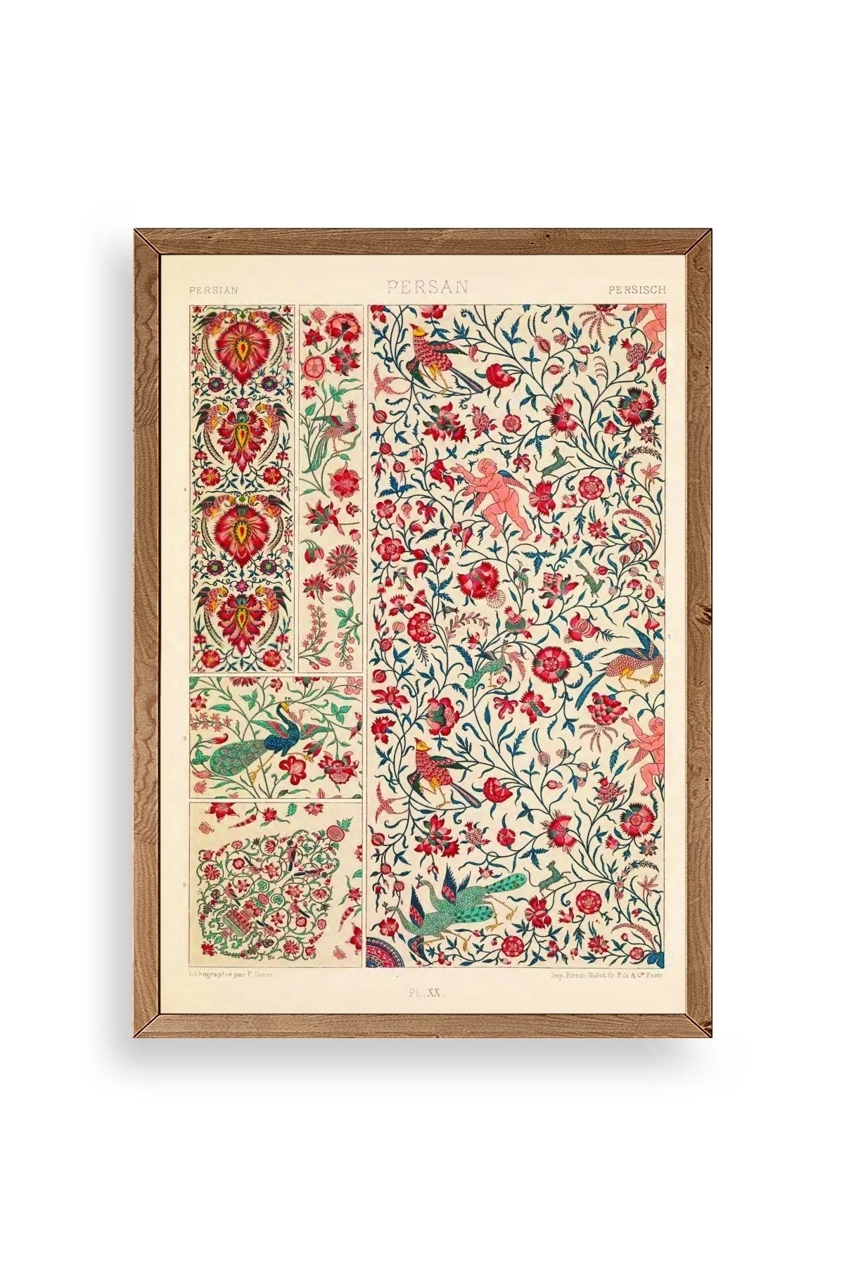 Desen Ahşap Çerçeveli Tablo 50 x 70