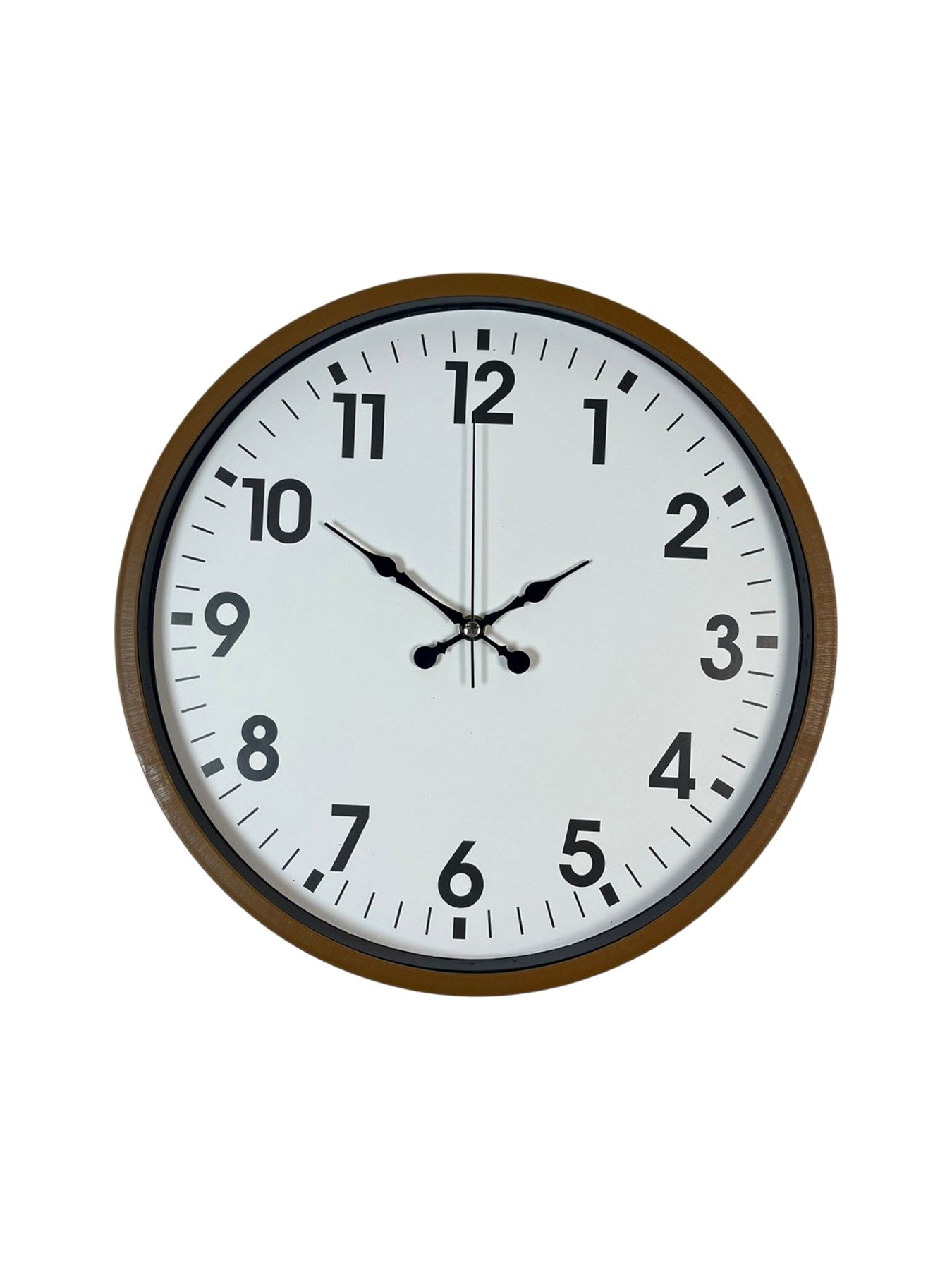 Zentime 36 Cm Kahverengi Dekoratif Duvar Saati