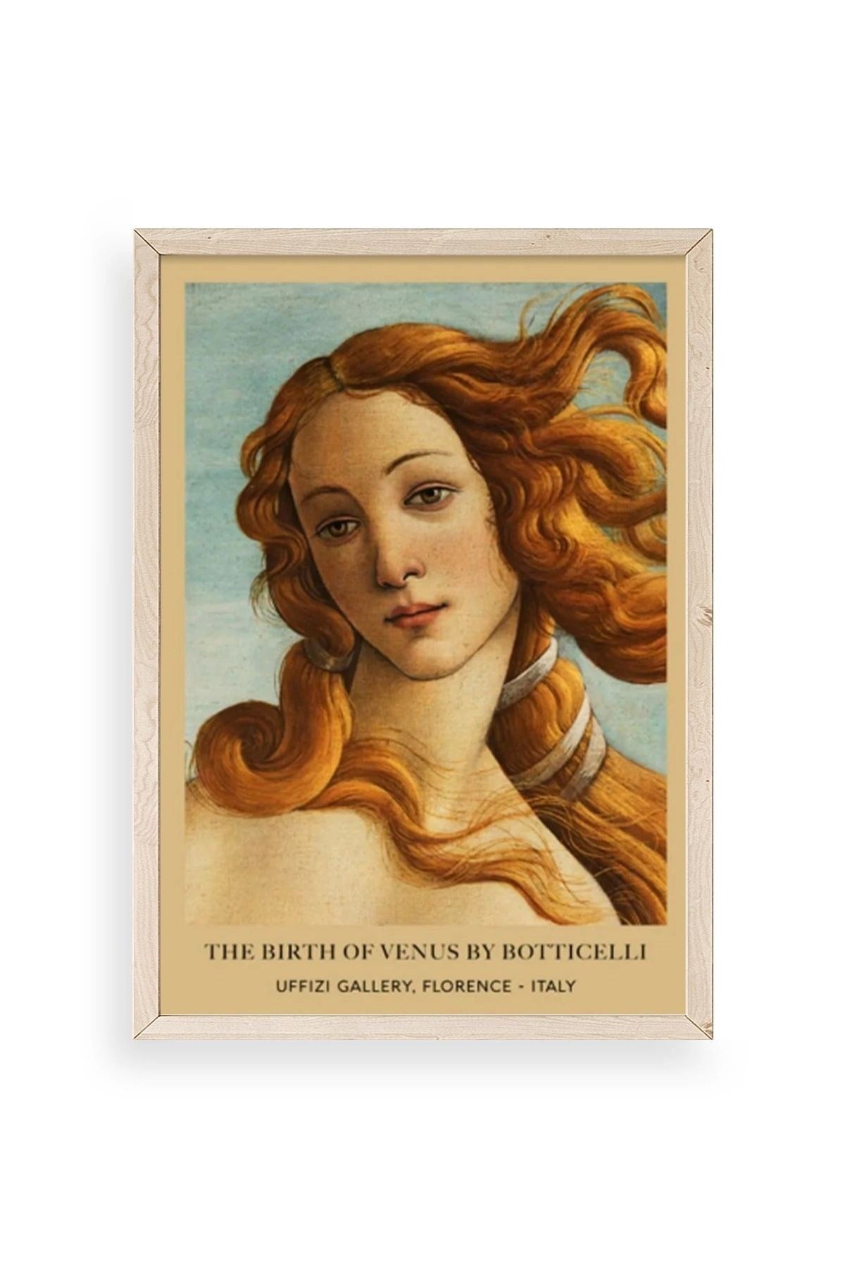 Kadın Ahşap Çerçeveli Tablo 30 x 42