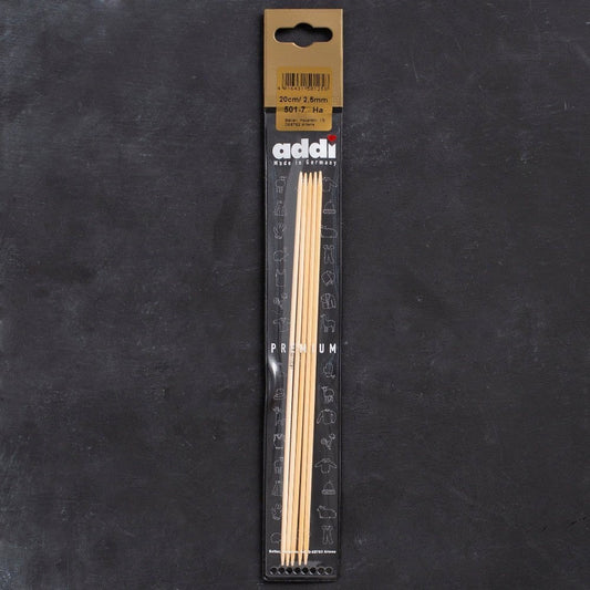 Addi Bambus 2,5mm 20cm Bambu Çorap Şişi - 501-7