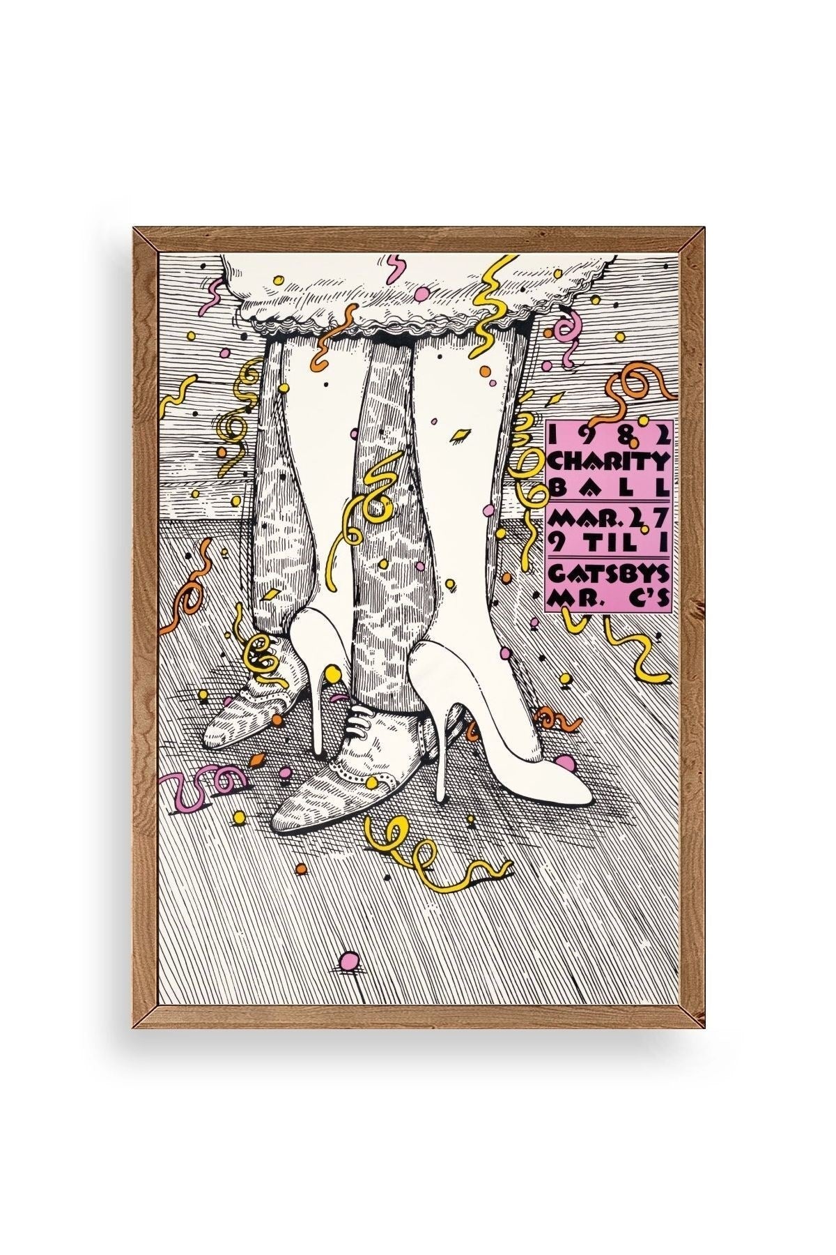 Gastby's Ahşap Çerçeveli Tablo 23 x 30