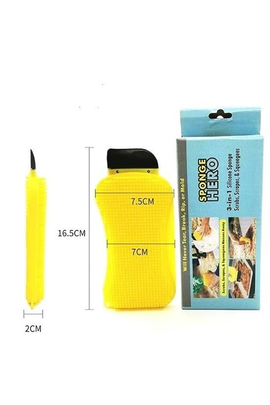 BUFFER® Çok Fonksiyonlu Deterjan Hazneli Pratik Bulaşık Yıkama Fırçası