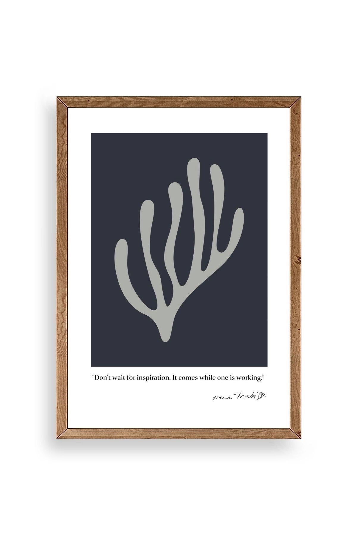 Henri Matisse Ahşap Çerçeveli Tablo 23 x 30