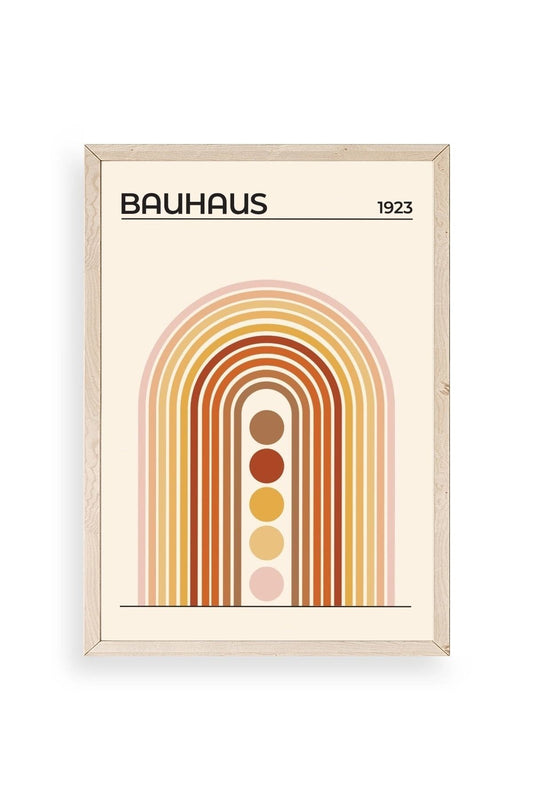 Bauhaus Ahşap Çerçeveli Tablo 50 x 70