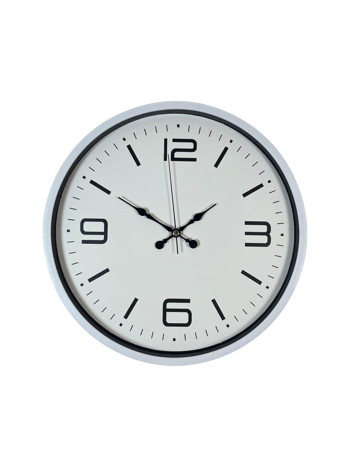 Zentime 36 Cm Beyaz Dekoratif Duvar Saati