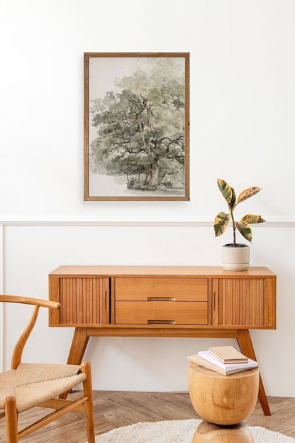 Ağaç Ahşap Çerçeveli Tablo 50 x 70