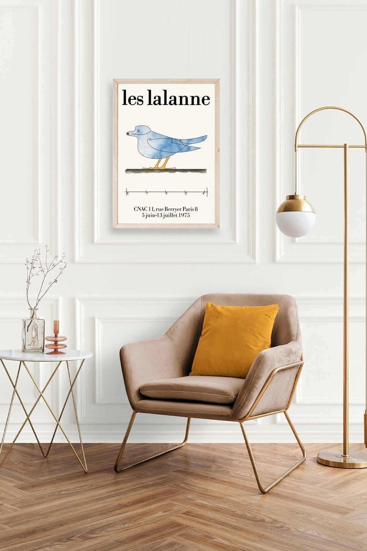 Les Lalanne Ahşap Çerçeveli Tablo 30 x 42