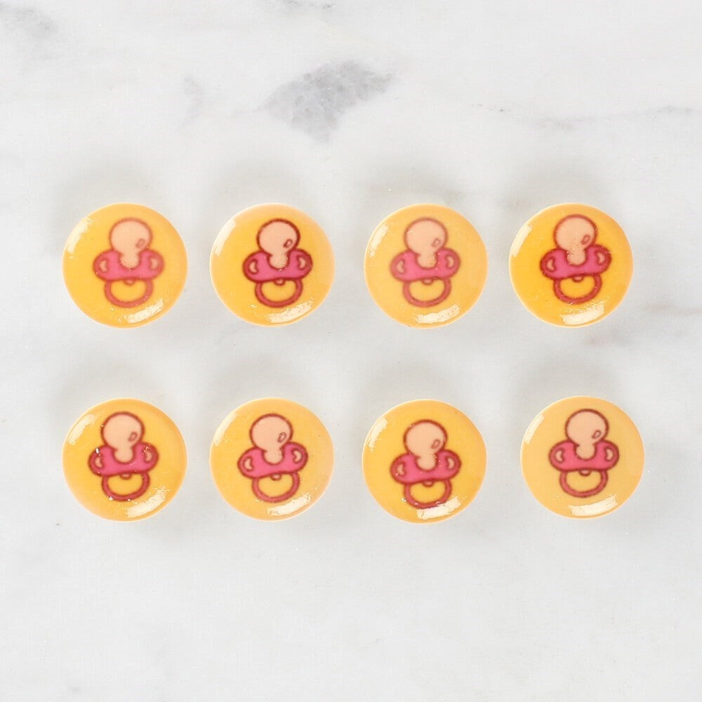 Loren Crafts 8'li Emzik Düğme - 1011