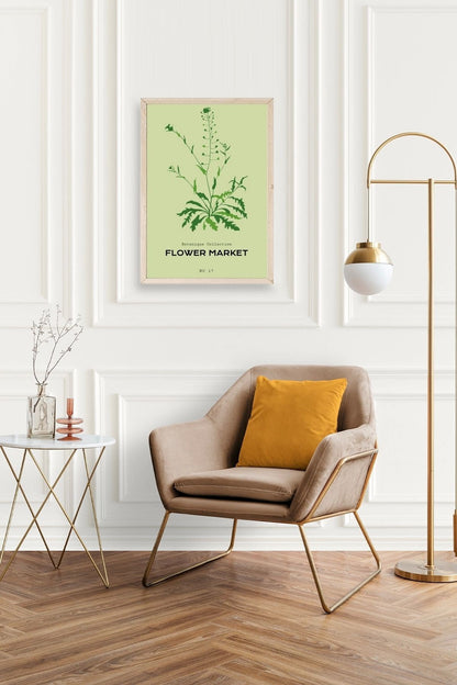 Çiçek Ahşap Çerçeveli Tablo 23 x 30