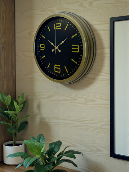 Zentime 40 Cm Metal Eskitme Vintage Duvar Saati