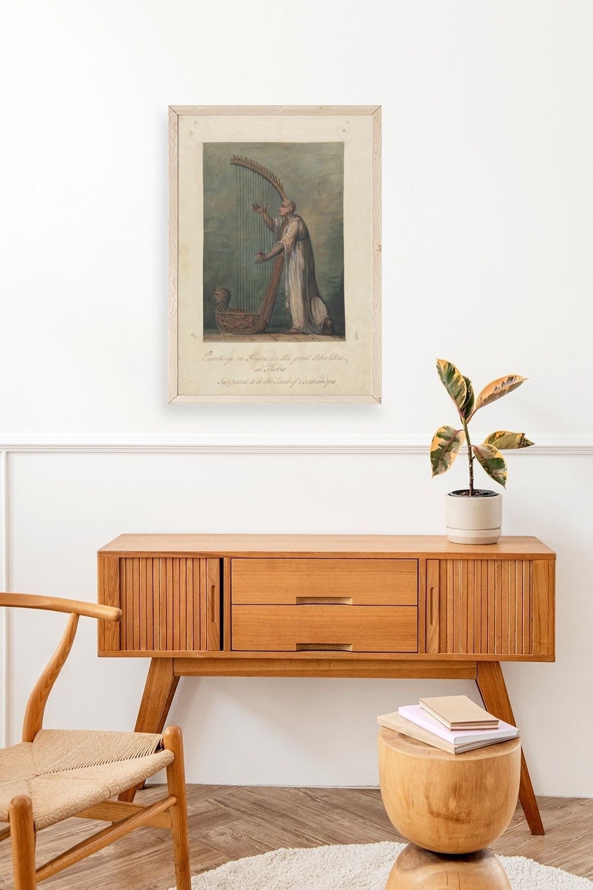 James Bruce Ahşap Çerçeveli Tablo 50 x 70