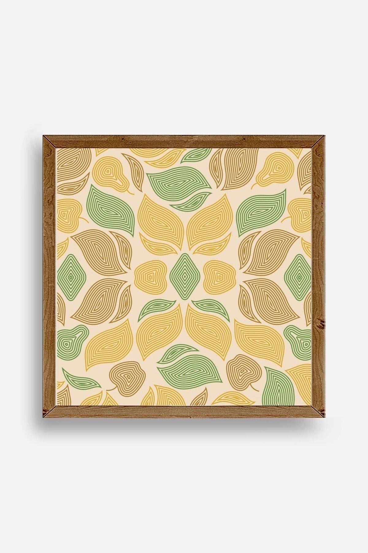 Desen Ahşap Çerçeveli Tablo 23 x 23