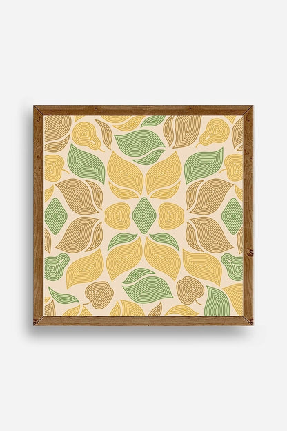 Desen Ahşap Çerçeveli Tablo 23 x 23