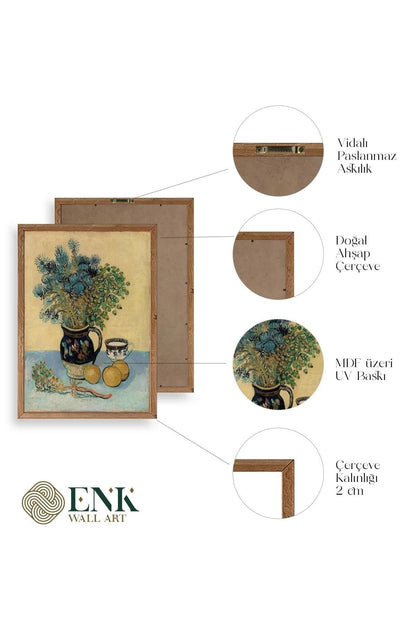 Atelier Ahşap Çerçeveli Tablo 17 x 23