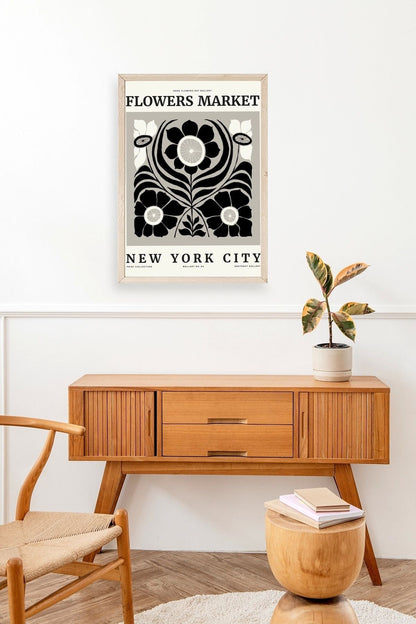 Çiçek Ahşap Çerçeveli Tablo 23 x 30