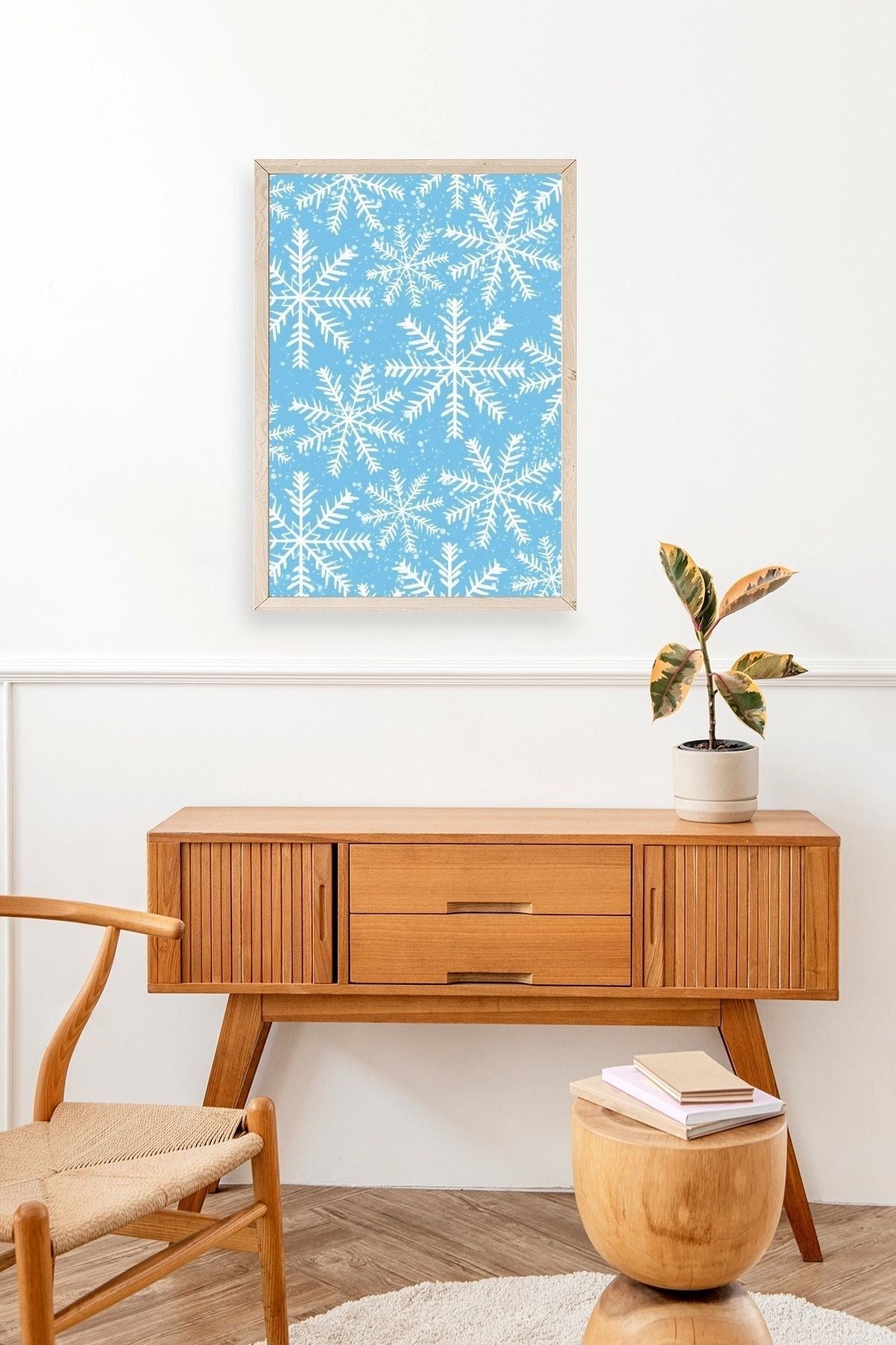 Kartopu Ahşap Çerçeveli Tablo 17 x 23