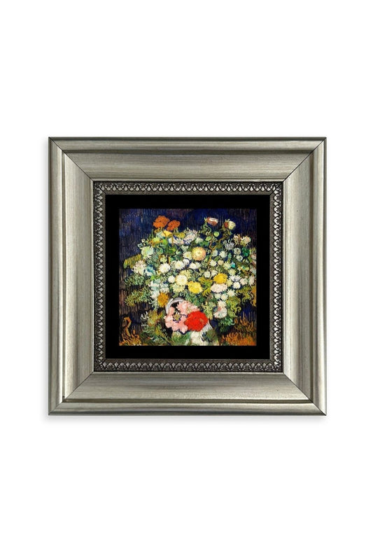 Van Gogh Çerçeveli Taş Tablo 20 cm