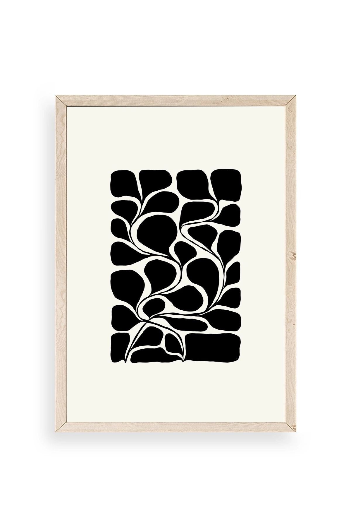 Desen Ahşap Çerçeveli Tablo 50 x 70