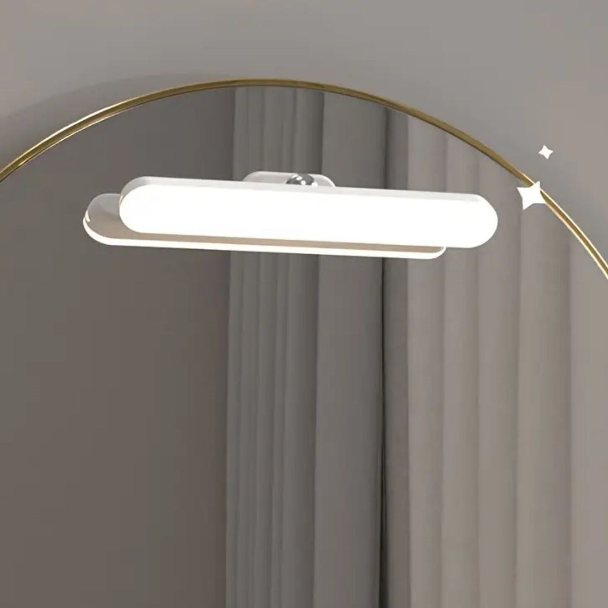 BUFFER® Dokunmatik USB İle Şarj Olabilen 27 cm Led Aydınlatma Makyaj Aynası Işığı