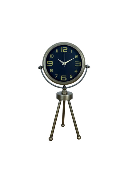Zentime Eskitme Vintage Üç Ayaklı Masa Saati