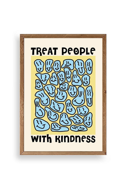 Motto Ahşap Çerçeveli Tablo 23 x 30