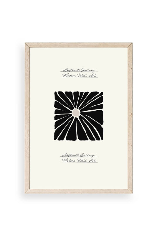 Çiçek Ahşap Çerçeveli Tablo 30 x 42