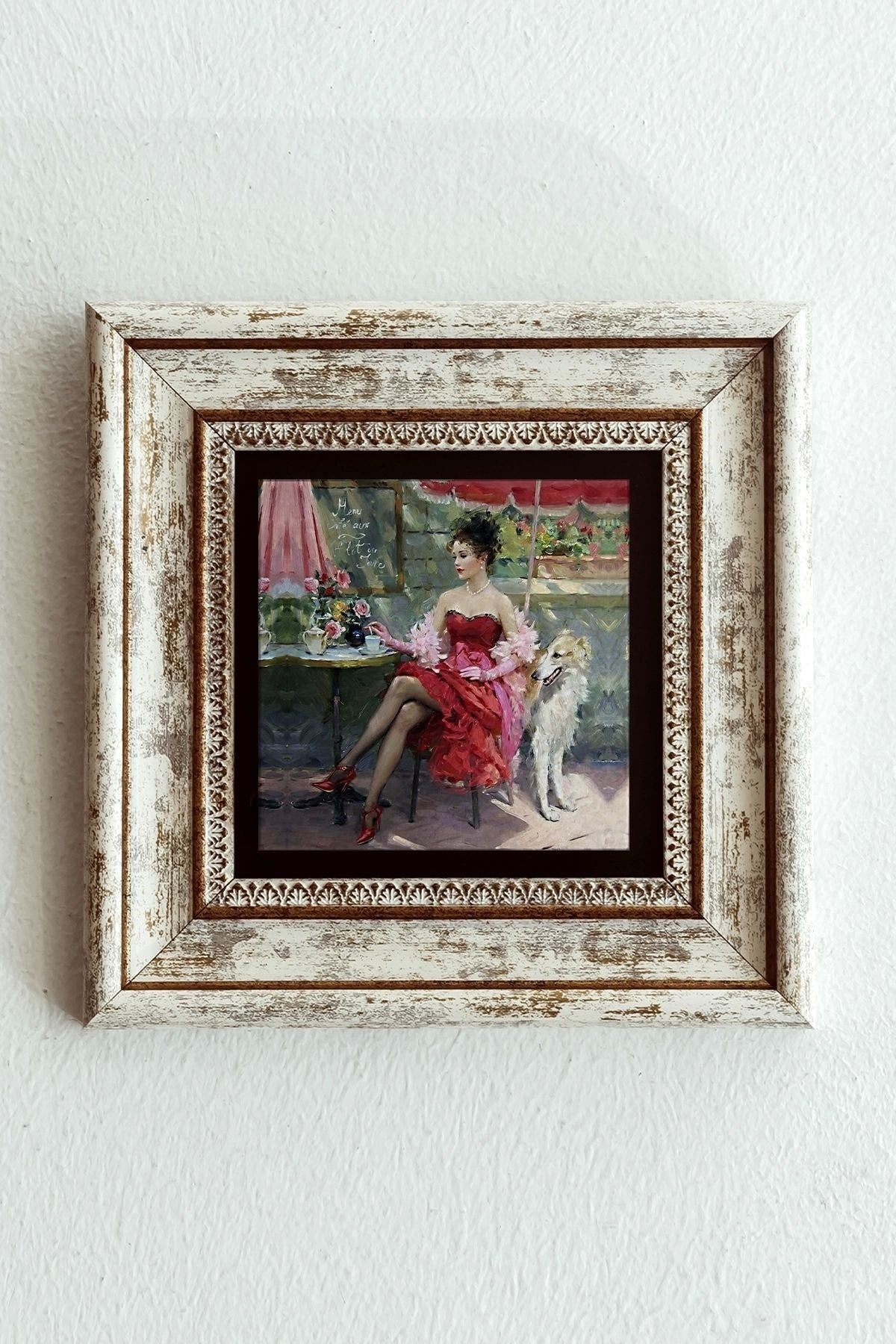 Çerçeveli Taş Tablo , Çerçeveli Taş Duvar Dekoru-enkcrcvtbl-00169 20 cm