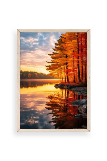 Manzara Ahşap Çerçeveli Tablo 50 x 70