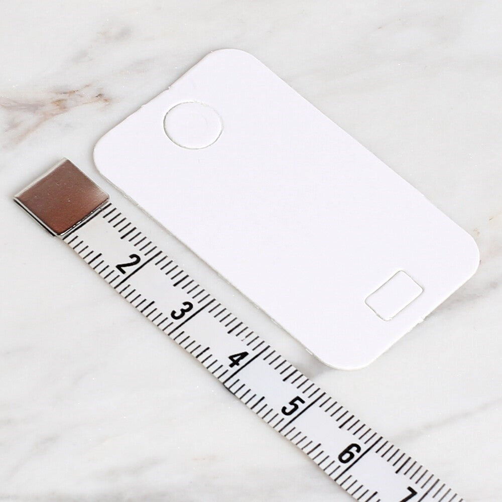 Loren 25'li Beyaz Takı Bileklik Kartı