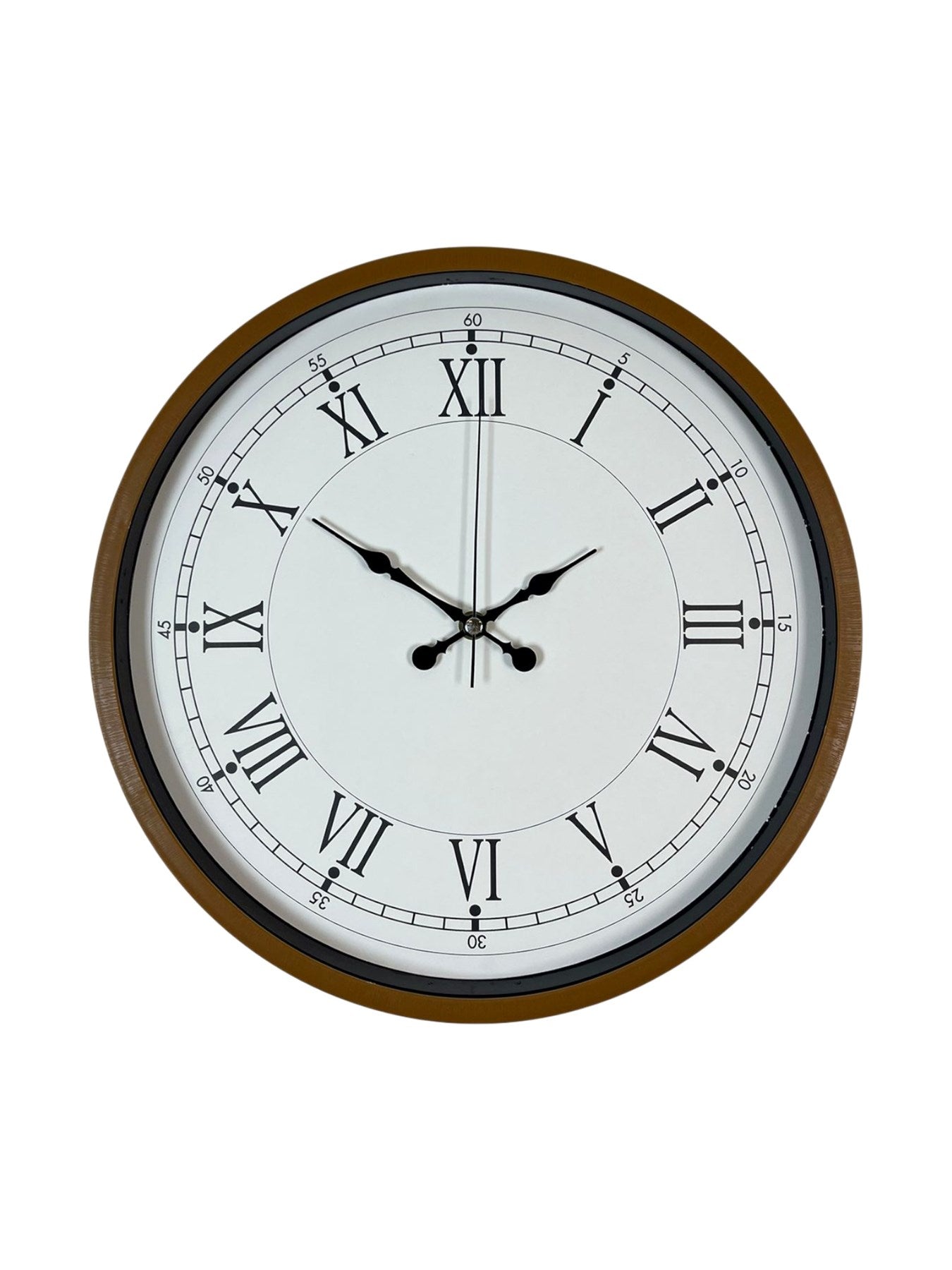 Zentime 36 Cm Kahverengi Dekoratif Duvar Saati