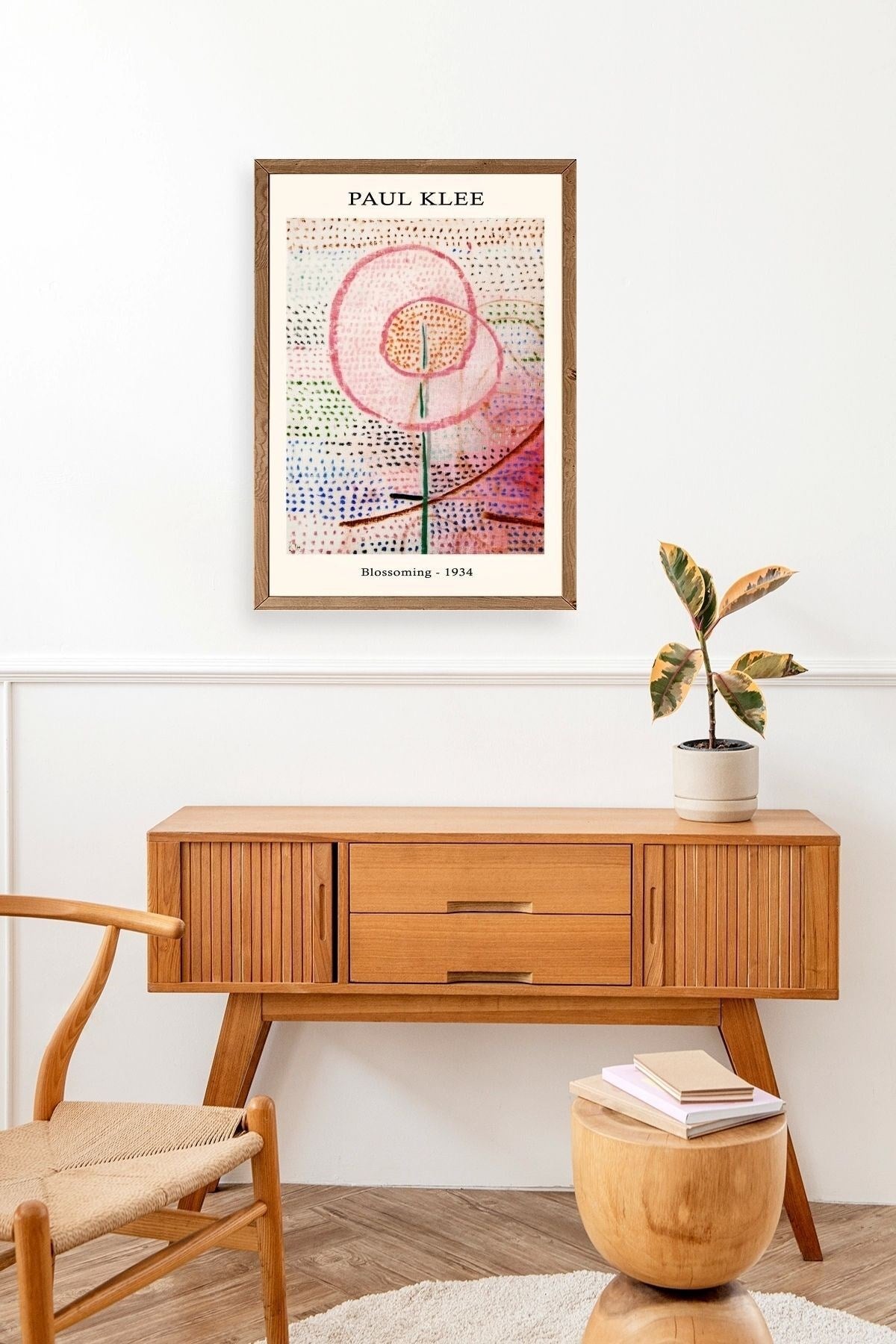 Paul Klee Ahşap Çerçeveli Tablo 30 x 42