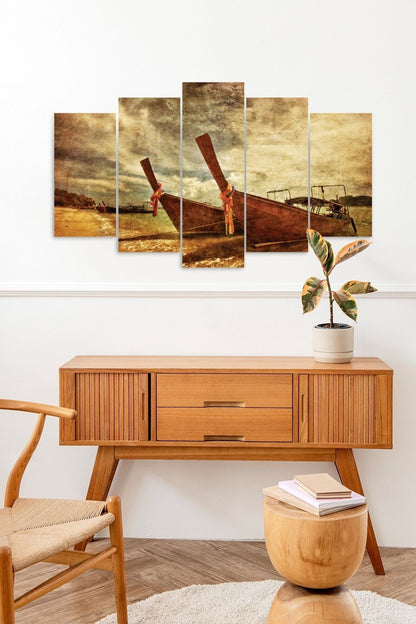 Manzara 5 Parçalı Mdf Tablo 60 x 100