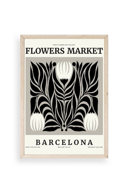 Çiçek Ahşap Çerçeveli Tablo 30 x 42