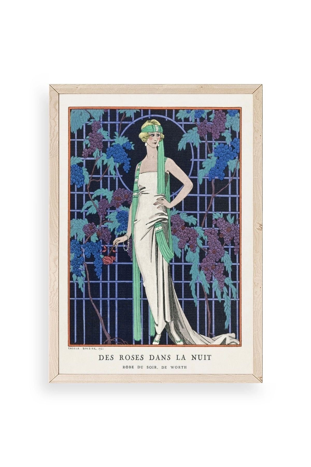 George Barber Ahşap Çerçeveli Tablo 23 x 30