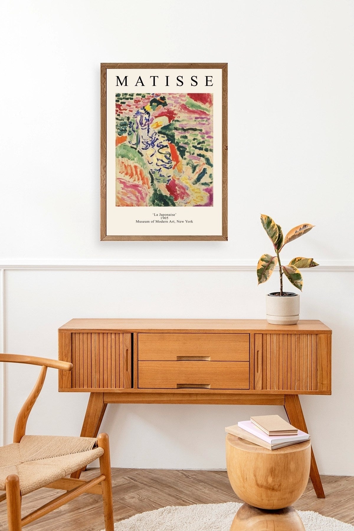 Henri Matisse Ahşap Çerçeveli Tablo 23 x 30