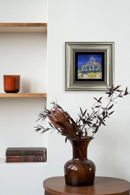 Van Gogh Çerçeveli Taş Tablo 20 cm