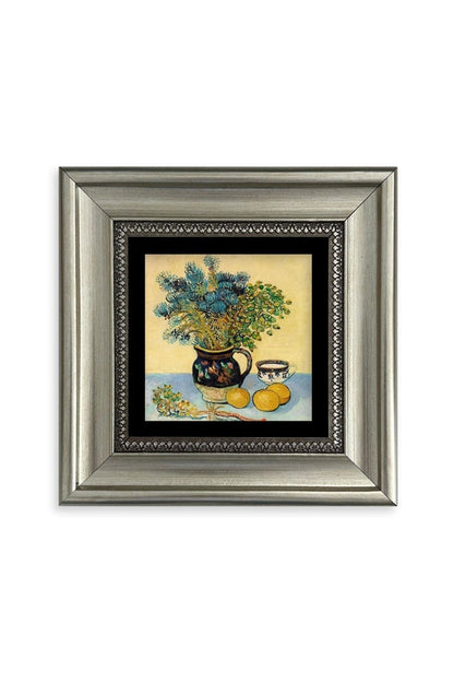 Van Gogh Çerçeveli Taş Tablo 20 cm