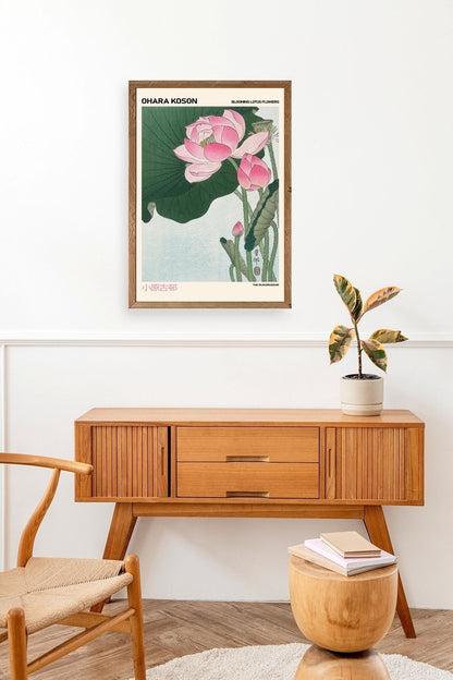 Ohara Koson Ahşap Çerçeveli Tablo 50 x 70