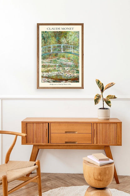 Claude Monet Ahşap Çerçeveli Tablo 23 x 30